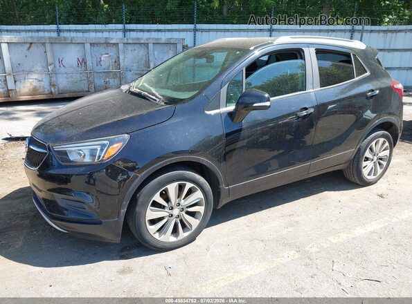 KL4CJASB5HB003517 2017 BUICK ENCORE Black წინა მარცხენა ხედი სამი მეოთხედიდან