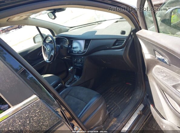 KL4CJASB5HB003517 2017 BUICK ENCORE Black წინა სალონის ხედი