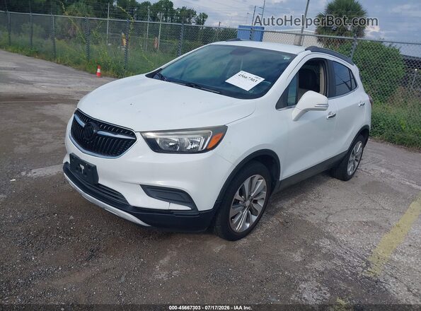 KL4CJASB5HB126444 2017 BUICK ENCORE White Передня ліва чверть