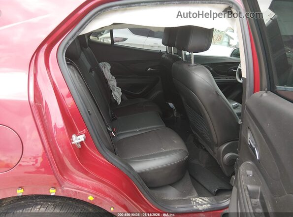 KL4CJASB5HB157659 2017 BUICK ENCORE Red Vista de la etiqueta del VIN