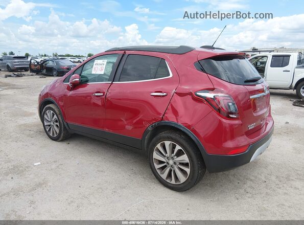 KL4CJASB5HB157659 2017 BUICK ENCORE Red Trasero izquierdo