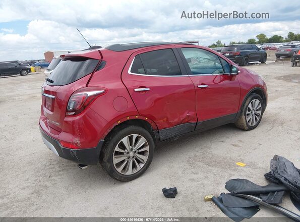 KL4CJASB5HB157659 2017 BUICK ENCORE Red Trasero derecho
