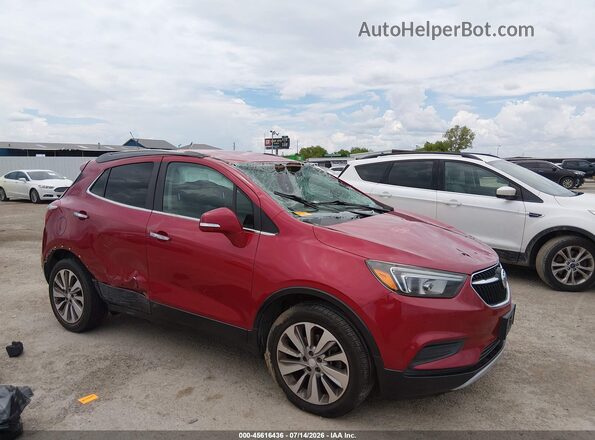 KL4CJASB5HB157659 2017 BUICK ENCORE Red 