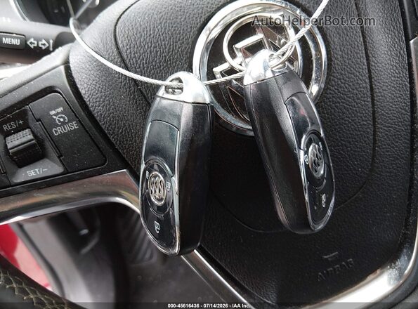 KL4CJASB5HB157659 2017 BUICK ENCORE Red Vista del salpicadero