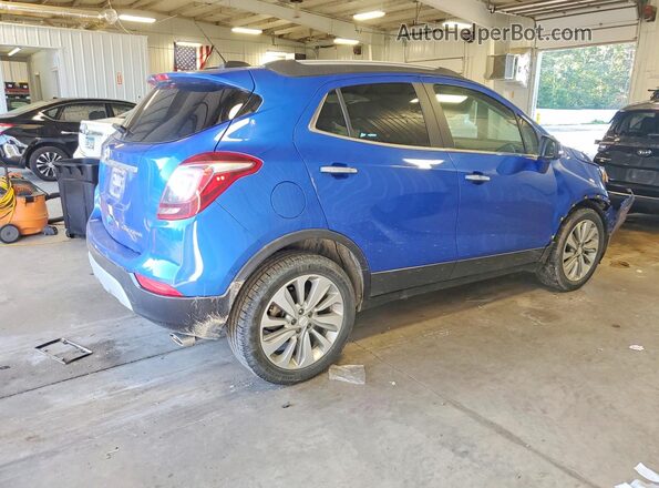 KL4CJASB5JB541043 2018 BUICK ENCORE Синий Задняя правая четверть