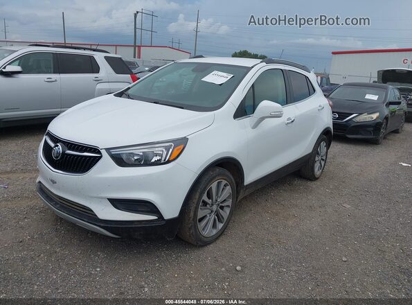 KL4CJASB5JB712244 2018 BUICK ENCORE White Vista tres cuartos delantera izquierda