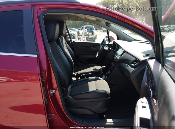 KL4CJASB5JB713488 2018 BUICK ENCORE Red Вид салону спереду