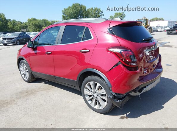 KL4CJASB5JB713488 2018 BUICK ENCORE Red Задня ліва чверть