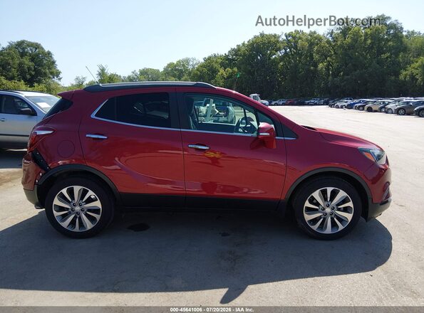 KL4CJASB5JB713488 2018 BUICK ENCORE Red Вид задньої частини салону