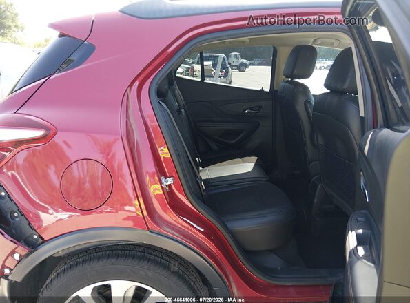 KL4CJASB5JB713488 2018 BUICK ENCORE Red Вид наклейки з VIN-кодом