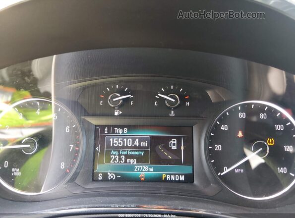KL4CJASB5JB713488 2018 BUICK ENCORE Red Вид задніх сидінь