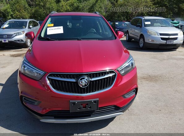 KL4CJASB5JB713488 2018 BUICK ENCORE Red Вид щитка приладів