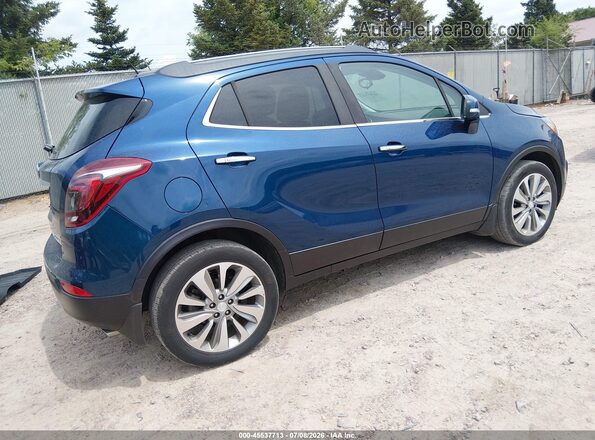 KL4CJASB5KB773949 2019 BUICK ENCORE Blue Trasero derecho