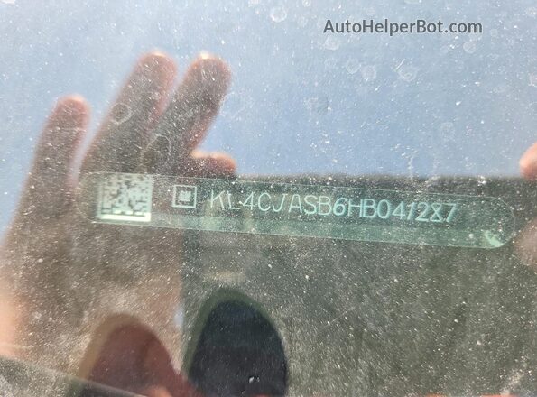 KL4CJASB6HB041287 2017 BUICK ENCORE Серый Вид наклейки с VIN-кодом
