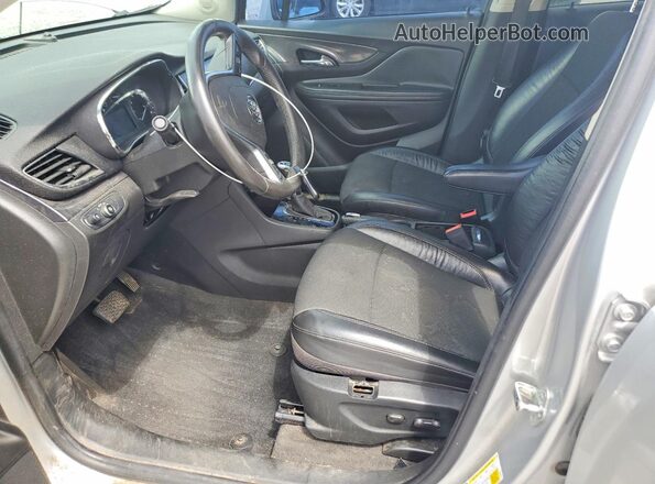 KL4CJASB6HB041287 2017 BUICK ENCORE Серый Вид салона спереди