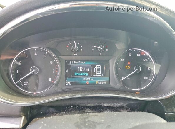 KL4CJASB6HB062107 2017 BUICK ENCORE White Instrument cluster view