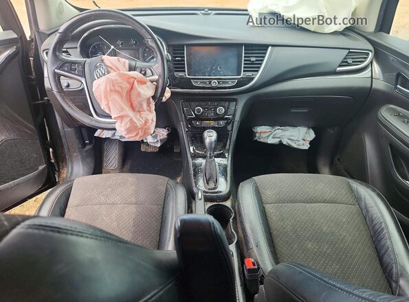 KL4CJASB6HB240565 2017 BUICK ENCORE Black წინა პანელის ხედი