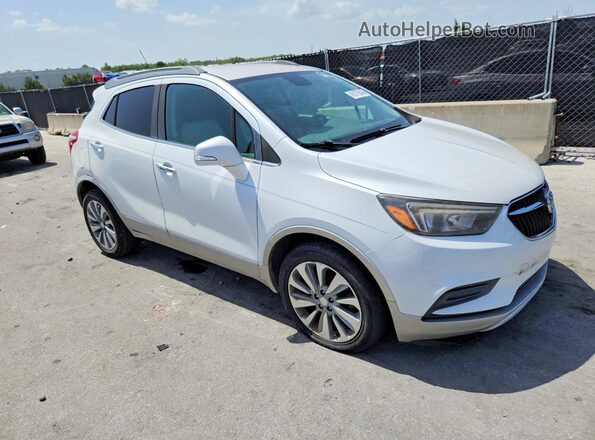 KL4CJASB6JB578893 2018 BUICK ENCORE White Delantero derecho