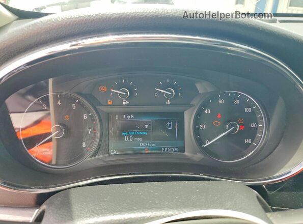 KL4CJASB6JB591174 2018 BUICK ENCORE White ხელსაწყოთა პანელის ხედი