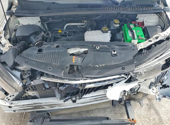 KL4CJASB6JB591174 2018 BUICK ENCORE White ძრავის განყოფილების ხედი