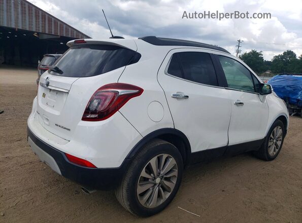 KL4CJASB6JB699701 2018 BUICK ENCORE White Задня права чверть