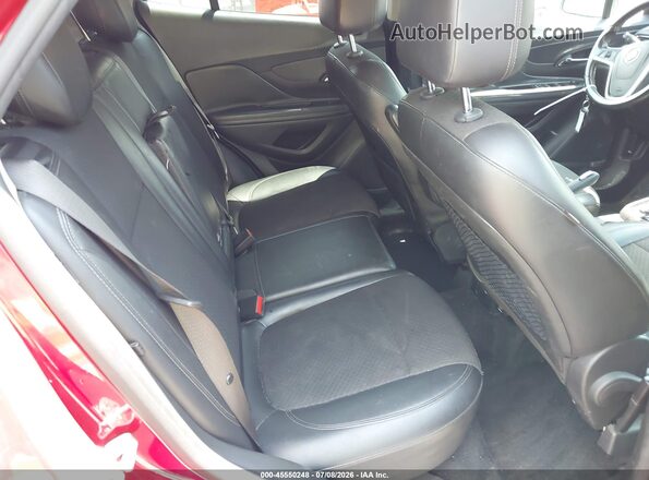 KL4CJASB6JB710535 2018 BUICK ENCORE Red Vista de la etiqueta del VIN