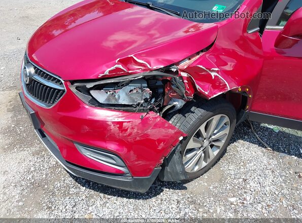 KL4CJASB6JB710535 2018 BUICK ENCORE Red Vista frontal