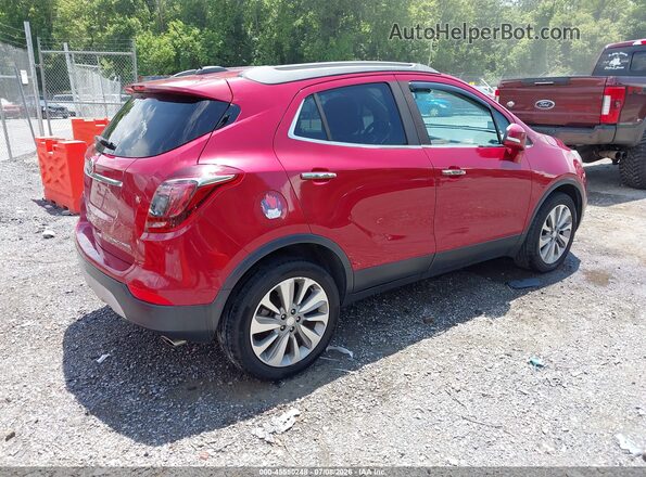 KL4CJASB6JB710535 2018 BUICK ENCORE Red Trasero derecho