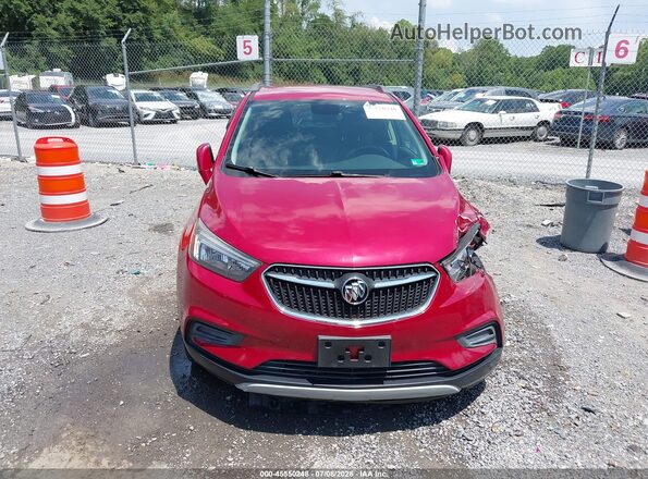 KL4CJASB6JB710535 2018 BUICK ENCORE Red Vista del cuadro de instrumentos