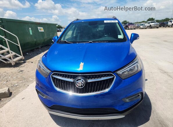 KL4CJASB6JB722121 2018 BUICK ENCORE Blue Вид спереду