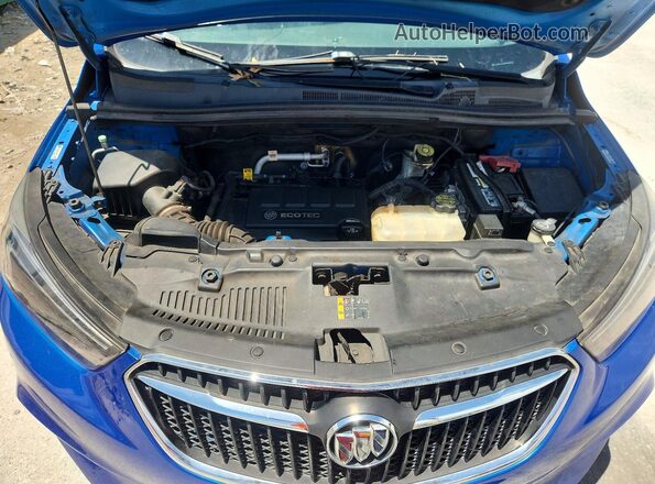 KL4CJASB6JB722121 2018 BUICK ENCORE Blue Вид підкапотного простору