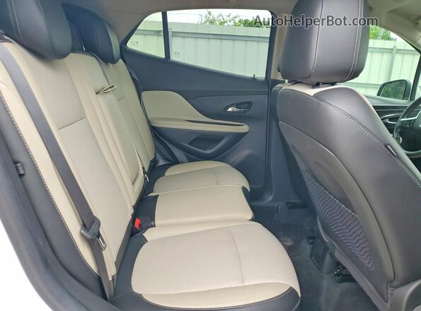 KL4CJASB6KB701674 2019 BUICK ENCORE Белый Вид задних сидений