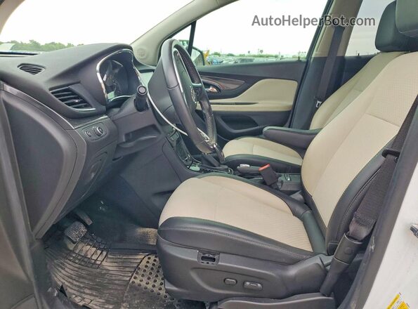 KL4CJASB6KB701674 2019 BUICK ENCORE Белый Вид салона спереди
