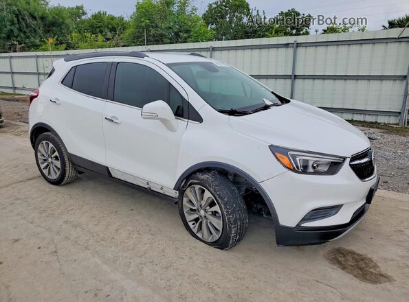 KL4CJASB6KB701674 2019 BUICK ENCORE Белый Передняя правая четверть