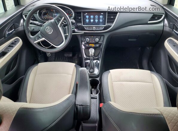 KL4CJASB6KB701674 2019 BUICK ENCORE Белый Вид панели приборов