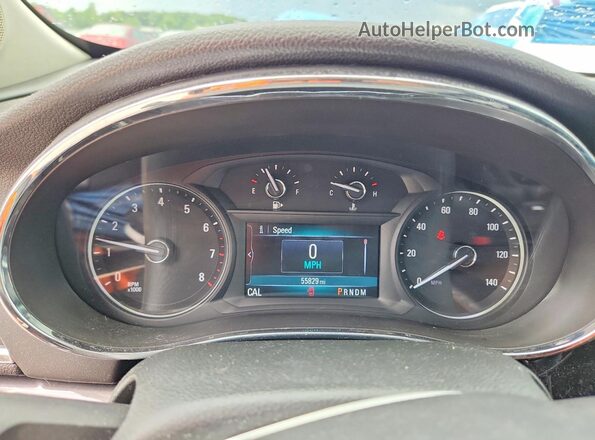 KL4CJASB6KB824133 2019 BUICK ENCORE White Instrument cluster view