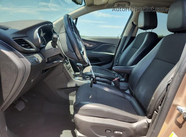 KL4CJASB6KB835312 2019 BUICK ENCORE Желто-коричневый Вид салона спереди