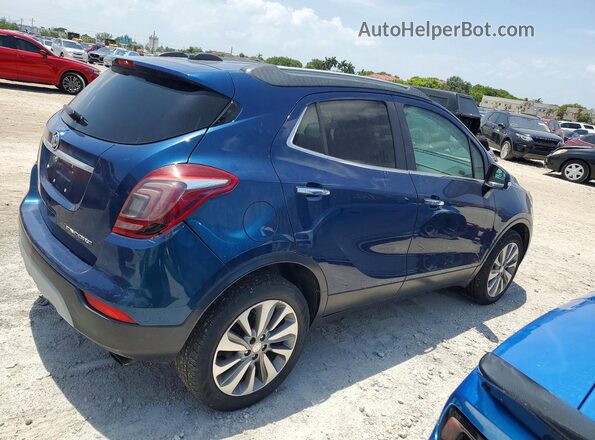 KL4CJASB6KB884722 2019 BUICK ENCORE Blue Задня права чверть