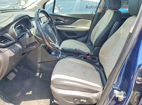 KL4CJASB6KB884722 2019 BUICK ENCORE Blue Вид салону спереду