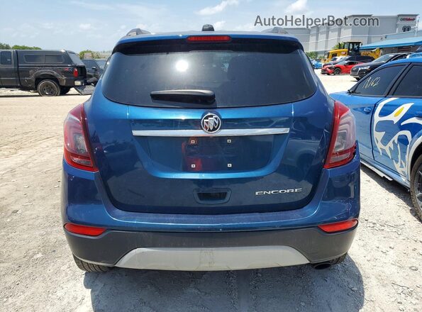 KL4CJASB6KB884722 2019 BUICK ENCORE Blue Вид ззаду