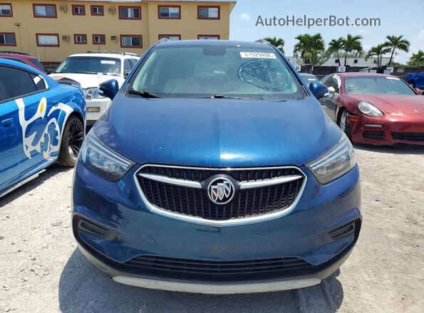 KL4CJASB6KB884722 2019 BUICK ENCORE Blue Вид спереду