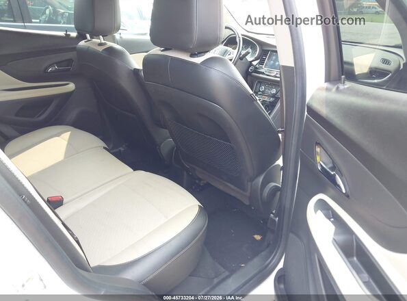 KL4CJASB6KB911630 2019 BUICK ENCORE White VIN კოდის სტიკერის ხედი