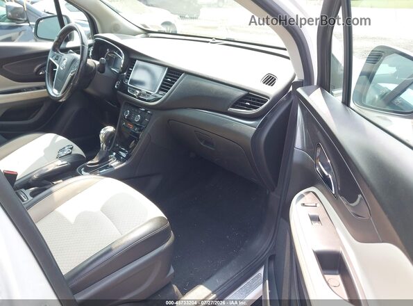 KL4CJASB6KB911630 2019 BUICK ENCORE White წინა სალონის ხედი