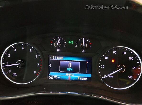 KL4CJASB6LB058065 2020 BUICK ENCORE White Instrument cluster view