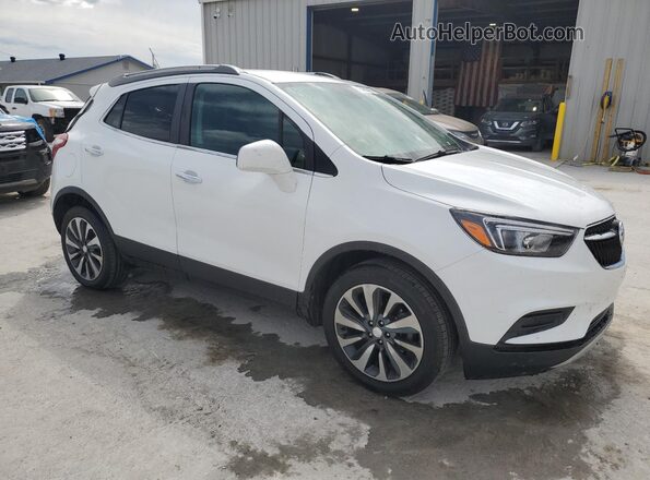 KL4CJASB6MB322743 2021 BUICK ENCORE Белый Передняя правая четверть