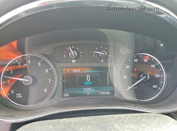 KL4CJASB7HB023378 2017 BUICK ENCORE Silver Вид щитка приладів