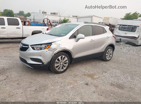 KL4CJASB7HB039581 2017 BUICK ENCORE Silver Front left