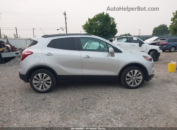 KL4CJASB7HB039581 2017 BUICK ENCORE Silver Rear interior view