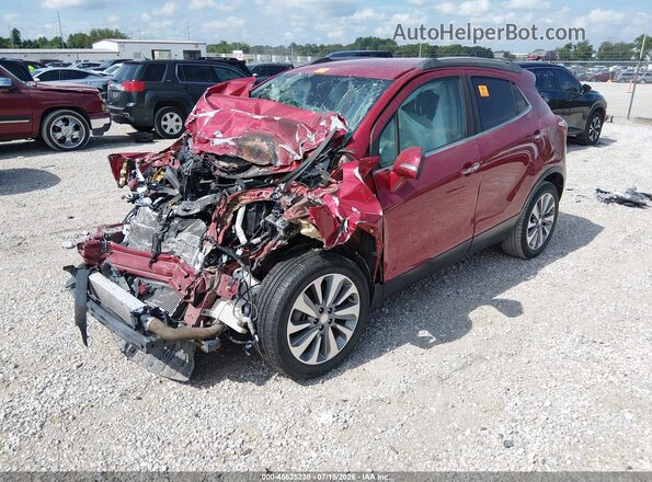 KL4CJASB7JB641354 2018 BUICK ENCORE Maroon Przód lewy