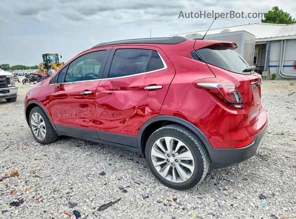 KL4CJASB7JB669736 2018 BUICK ENCORE Red Rear left